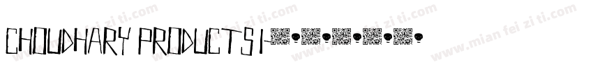 CHOUDHARY PRODUCTS I字体转换